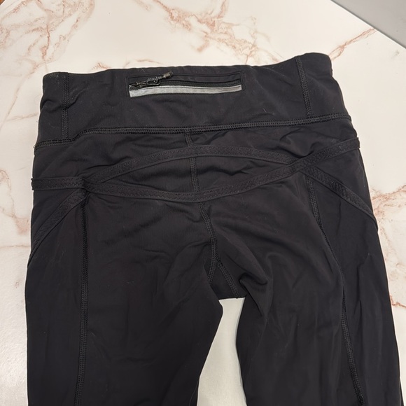Size 2 lululemon black capris - Picture 2 of 2